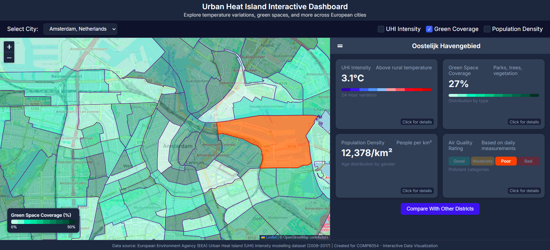 Environmental Data Visualisation Project